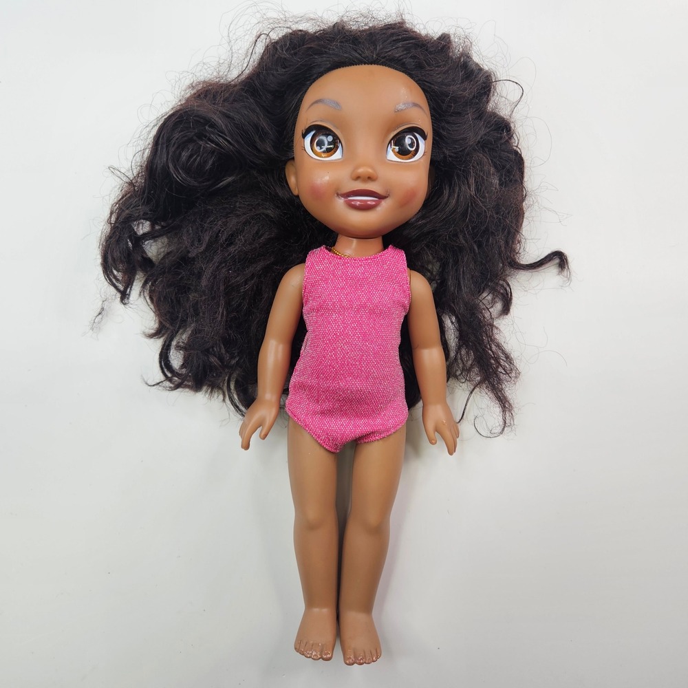 Disney Princess Moana Toddler Doll Jakks Pacific Large 13" Pink Bodysuit Wavy